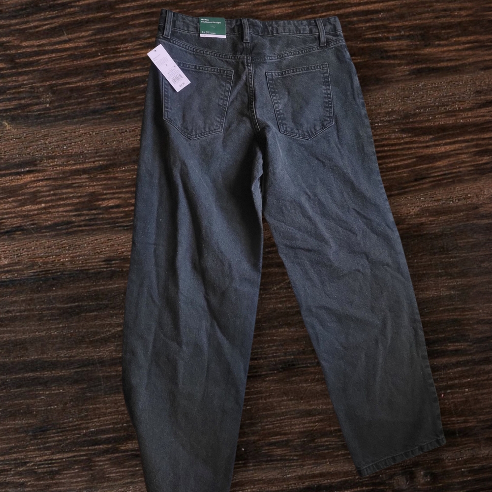 Wild Fable Black Straight Leg Denim - Picture 2 of 8